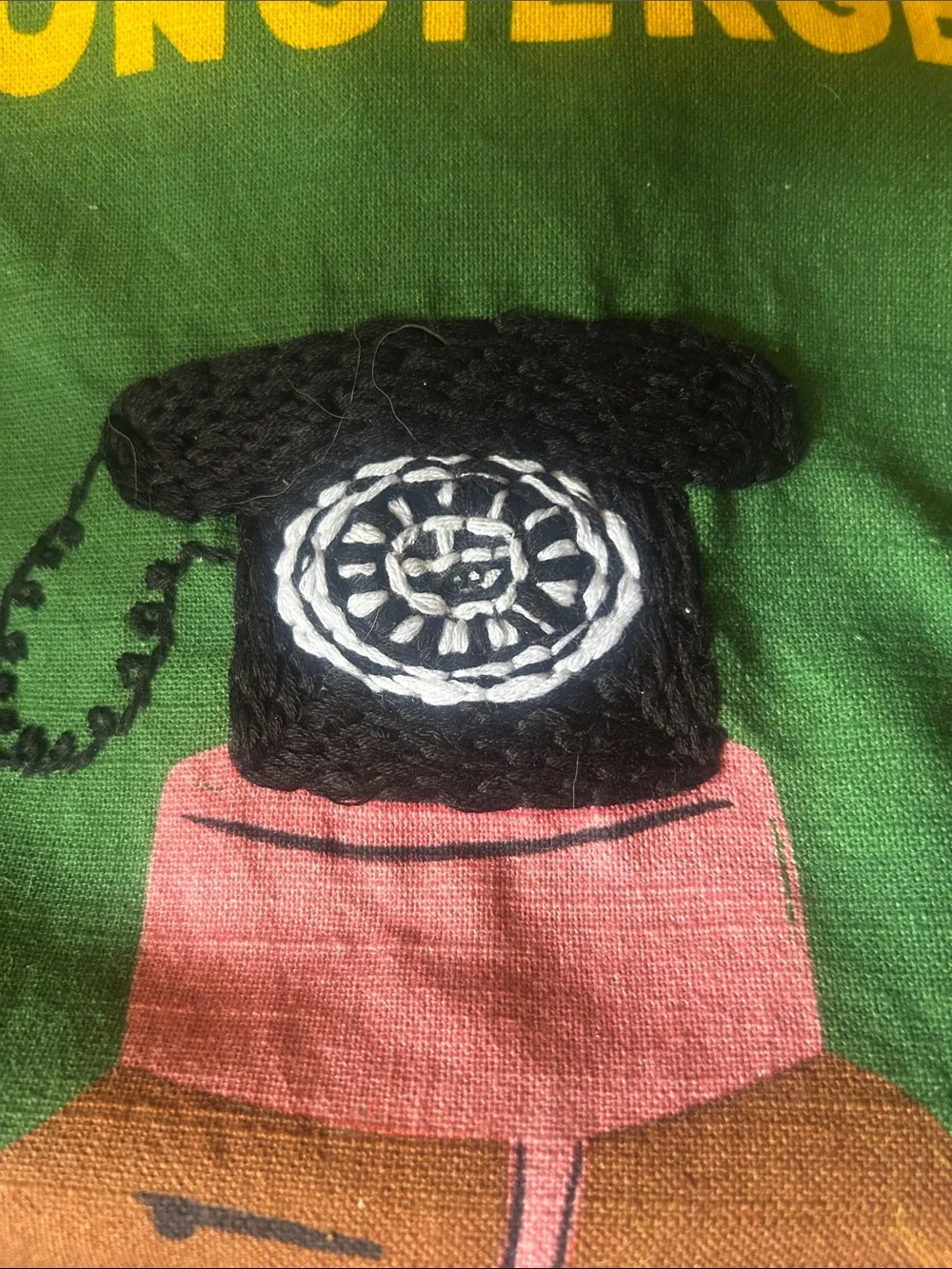 Nephthys Foster Hotel Dog Dish Towel-green